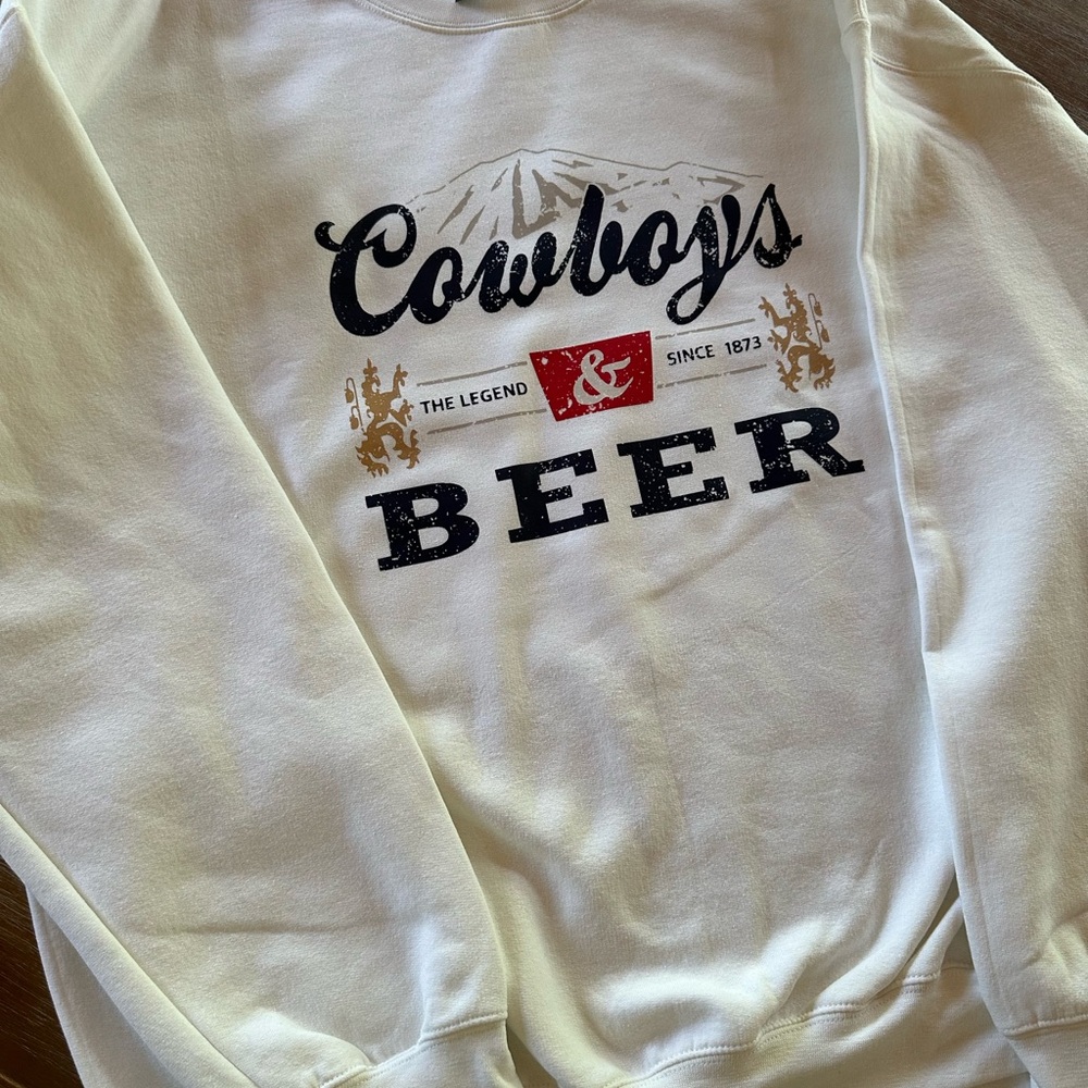 White Graphic Sweatshirt
